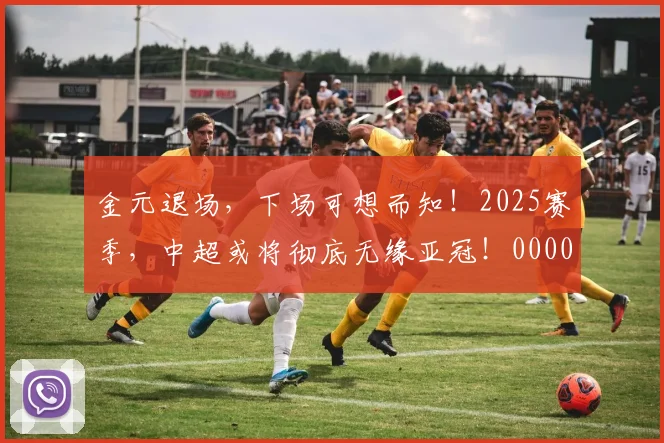 金元退场，下场可想而知！2025赛季，中超或将彻底无缘亚冠！0000644
