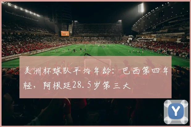 美洲杯球队平均年龄：巴西第四年轻，阿根廷28.5岁第三大